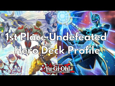 1st Place Undefeated 4-0 Hero Deck Profile June 2023