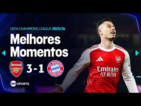 Gols e lances de Arsenal x Bayern