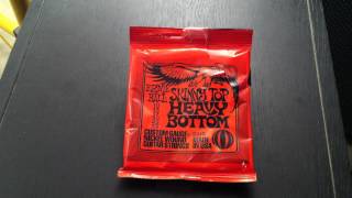 Video thumbnail for Ernie Ball (Skinny Top, Heavy Bottom) Guitar String Demo by AskAGuitarPro