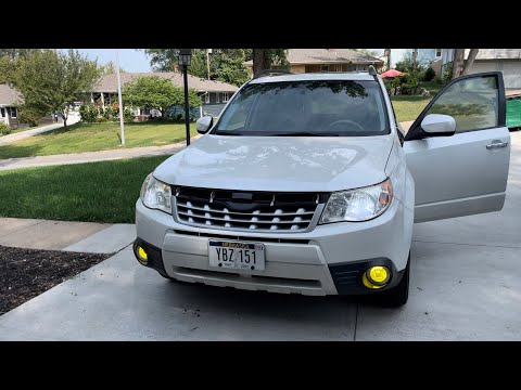 LED headlights and fog light replacement HOW TO. Subaru forester 2009 2010 2011 2012 2013
