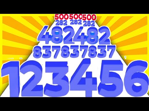 Puff Balloon Up vs Number Run 3D - Level Up, Maths Game (ASMR Gameplay)