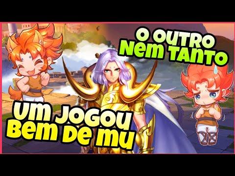 Jogando Bem de Mu de Áries e Outro Joga Mau de Mu de Áries - Saint Seiya Awakening