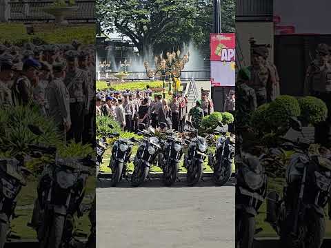 Pemeriksaan Pasukan Ops Ketupat Semeru 2025 #polri #fypviral #viralfyp