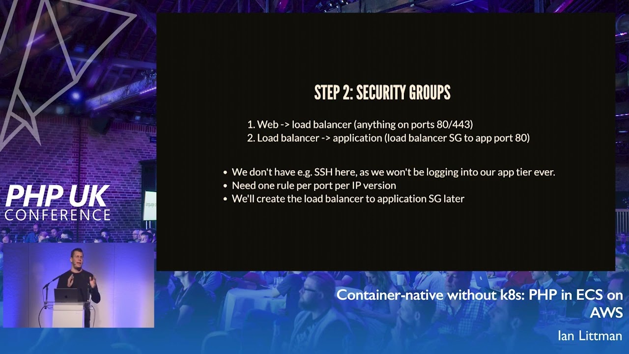 Container-native without k8s: PHP in ECS on AWS - Ian Littman - PHP UK 2022