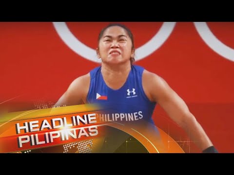 Pagpugay bumuhos para kay Hidilyn Diaz matapos ang historic Olympic gold win | Headline Pilipinas