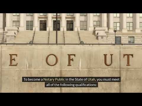 Qualifying to Take the Utah Notary Exam