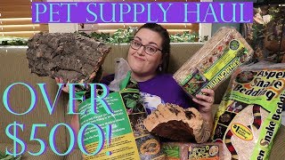 $500+ Pet Supply Haul! | Reptiles, Aquatics, & More