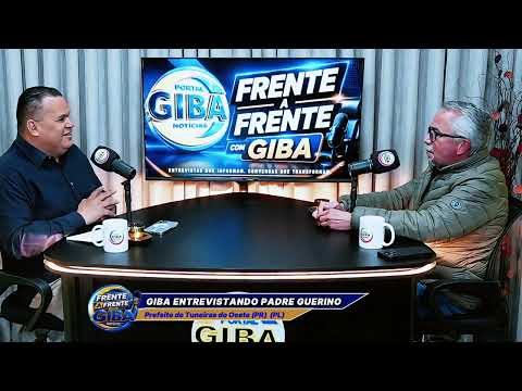 PADRE E PREFEITO DE TUNEIRAS DO OESTE NO FRENTE A FRENTE COM GIBA -  Padre Guerino (PL)
