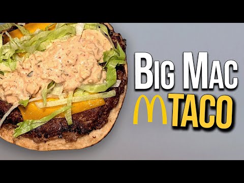 How to make BIG MAC TACOS