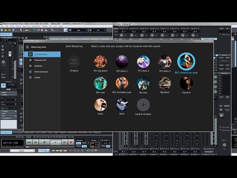 MAGIX Samplitude Music Studio 2016 – Mastering tutorial (INT)