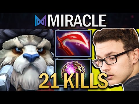 Tusk Dota 2 Gameplay Nigma.Miracle with 21 Kills - Octarine