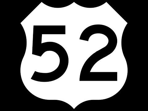 US 52 between Winston Salem and Mount Airy North Carolina