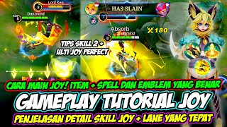 TUTORIAL JOY HERO BARU | PENJELASAN COMBO SKILL JOY ❗ BUILD JOY TERSAKIT + CARA MAIN JOY GAMEPLAY