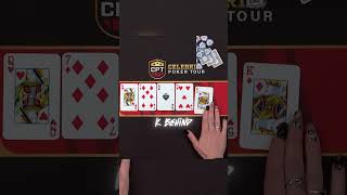 Ethan Klein was bluffing so hard - #cpt #poker #ethanklein #lenaayad