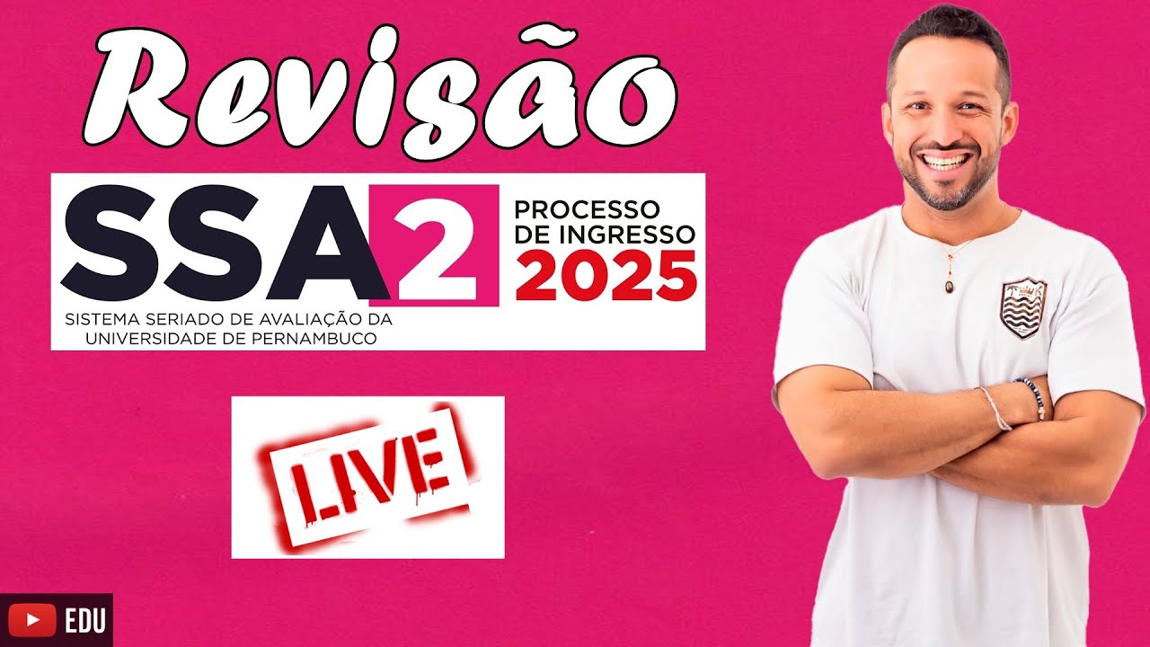 Revisão Final SSA 2 2024 - Biologia - Live 1 - Resolução de Questões