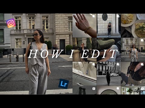 How I edit my Instagram Photos | Dark Tones, Moody, Influencer Aesthetic