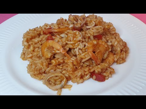 Arroz con gambas y calamar video thumbnail