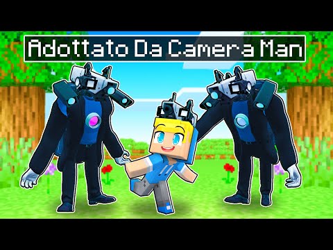 Vengo Adottato Da Una Famiglia Di CAMERA MAN Su Minecraft!