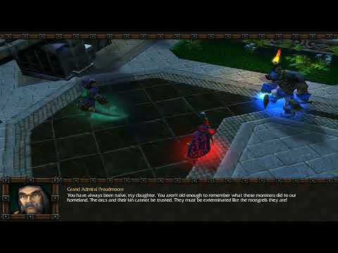 Warcraft Rexxar & Jaina arrived the Theramore and Meet Admiral Proudmoore, Jaina had Father.