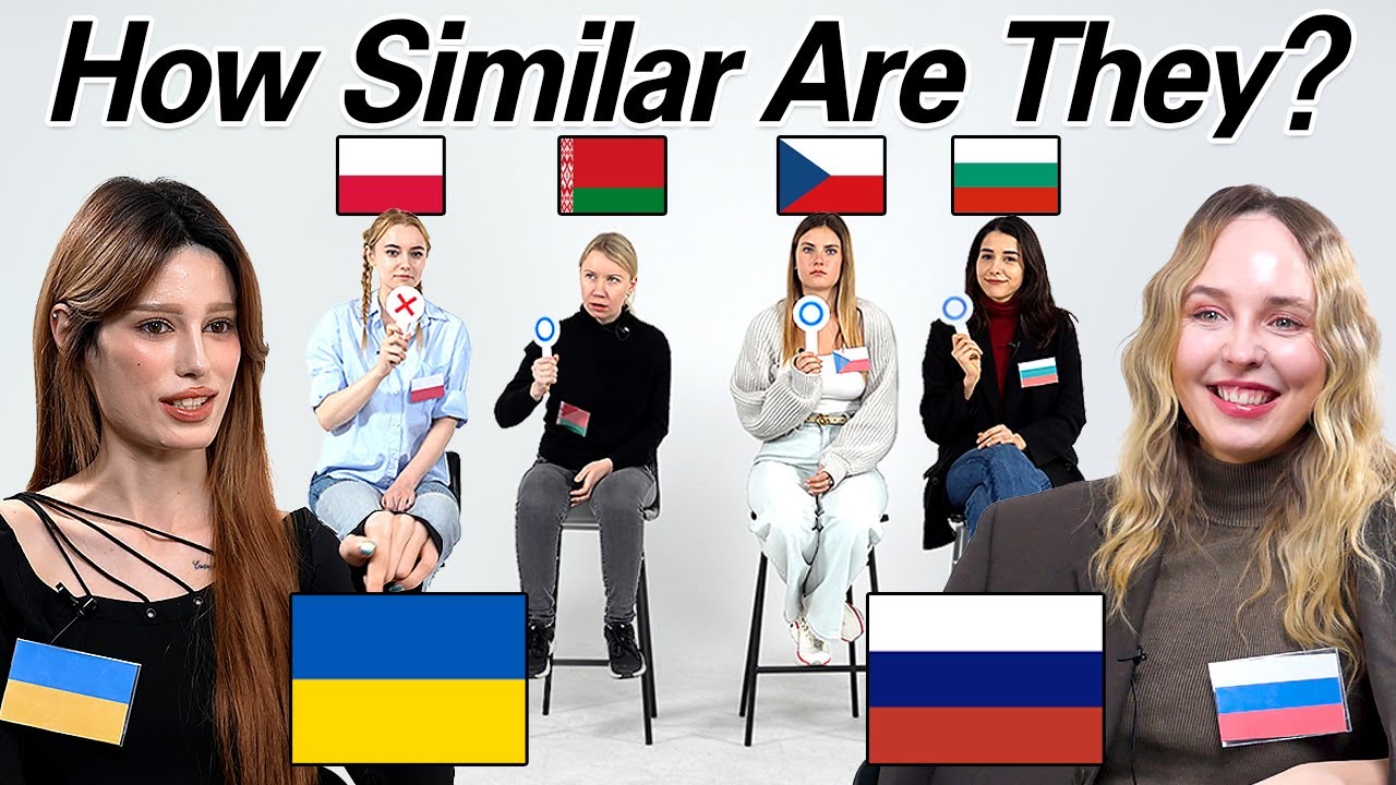 Can Other Slavics Understand Russian? l Russia, Bulgaria, Poland, Belarus, Ukraine, Czech