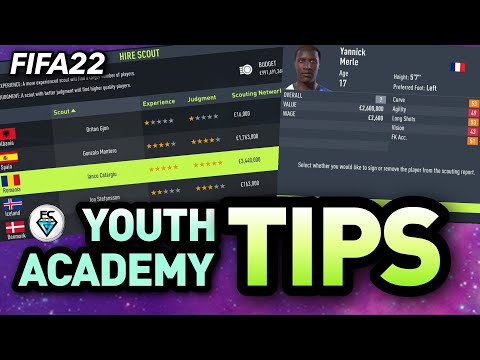 FIFA 22 YOUTH ACADEMY TIPS