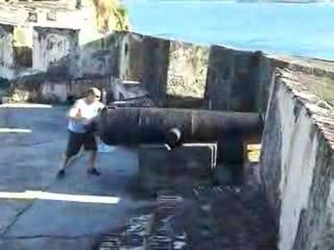 Shooting a Cannon