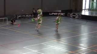 preview picture of video 'Match floorball: La Hulpe - Aalst U8'