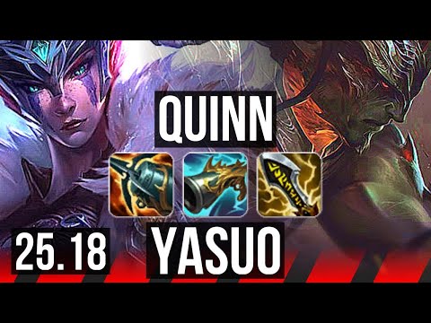 QUINN vs YASUO (TOP) | Quadra, Legendary | KR Master | 25.18