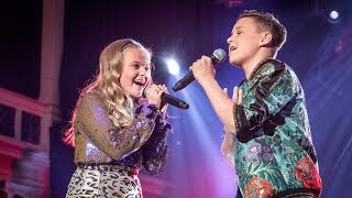 MAX EN ANNE - SAMEN🌹[FINALE OPTREDEN] | JUNIORSONGFESTIVAL.NL🇳🇱