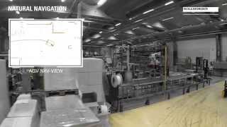 AGV navigation with no need for reflectors or markers