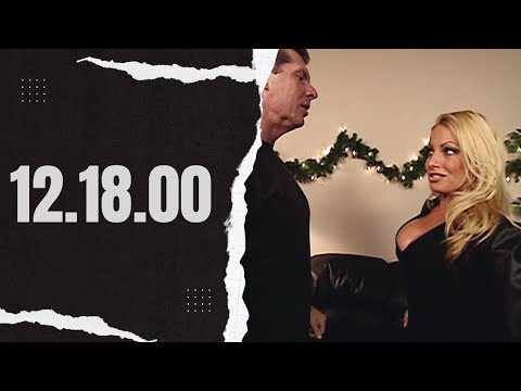 WWE Raw - 12.18.00  - Trish Stratus & Vince Backstage Segment