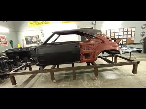 1968 Charger RT Restoration Part 7 : rebuild hinges - install align doors - prep for quarter install