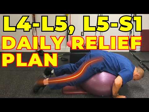 Best Daily Exercise Routine for Lower Lumbar Disc Bulge (L4-L5, L5-S1) | Dr. Gregory Kramer