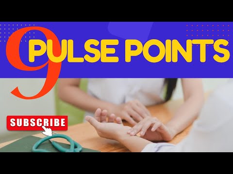 9 PULSE SITES IN HUMAN BODY. #humananatomy #anatomy #pulse #vitalsigns #neetbiology #science