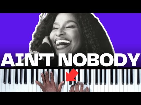 Learn AIN'T NOBODY by Chaka Khan | Piano Tutorial (80s Funk R&B Soul)