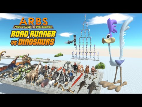 DINOSAURS GIANT HAMMER TRAP - Animal Revolt Battle Simulator #01