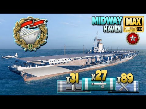 Aircraft Carrier Midway: Outstanding "Solo Warrior" - World of Warships