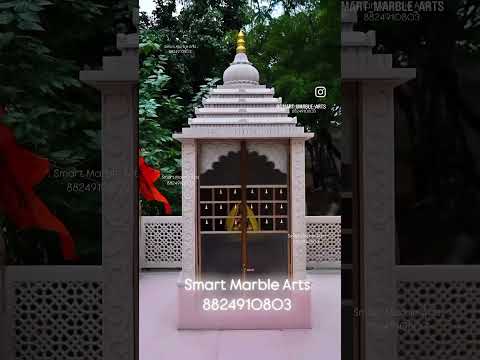 51x51 Feet Designer Marble Temple Construction Service