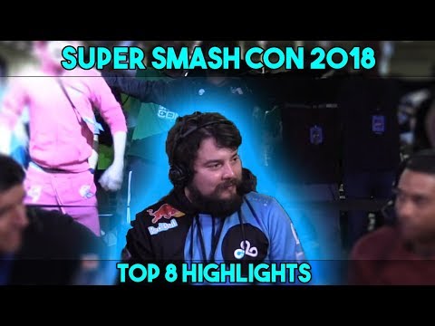 Super Smash Con 2018 Melee Top 8 Highlights || Amazing Grand Finals plus Mang0 commentary highlights