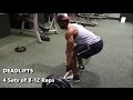 Back and Chest Workout with Jonny