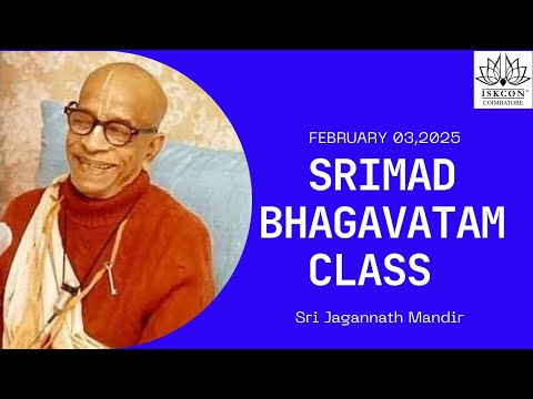 Srimad Bhagavatam Class  | HDG AC BhaktiVedanta Swami Srila Prabhupada | 03.02.2025