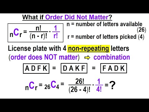 Statistics Ch 8 Combinations and Permutations 1 of 22 What s the Difference