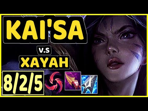 KAI'SA vs XAYAH - 8/2/5 KDA BOTTOM ADC GAMEPLAY - EUW Ranked MASTER