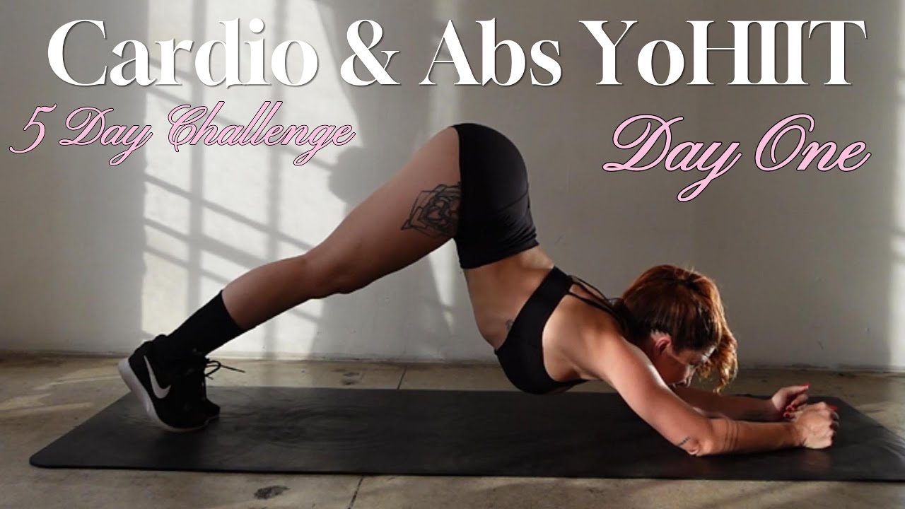 25 Minute YoHIIT Cardio & Abs Workout 🔥 | Day 1 – 5 Day Challenge + 6 Week Program