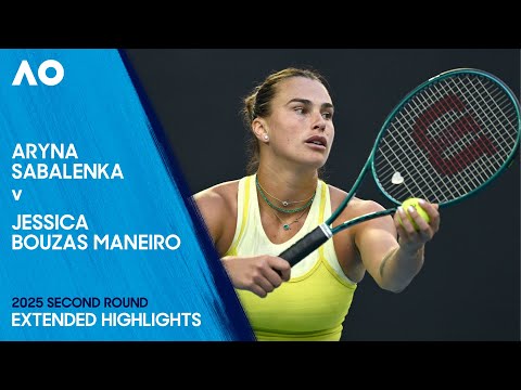 Aryna Sabalenka v Jessica Bouzas Maneiro Extended Highlights | Australian Open 2025 Second Round