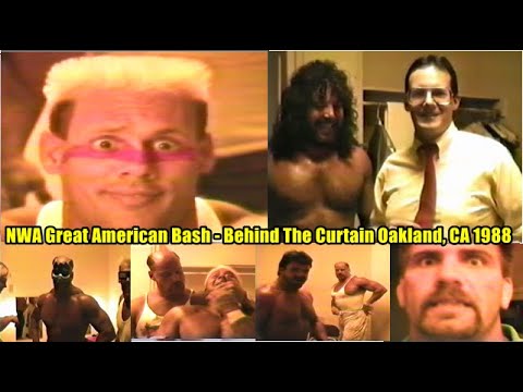 NWA Great American Bash - Behind The Curtain Oakland, CA 1988