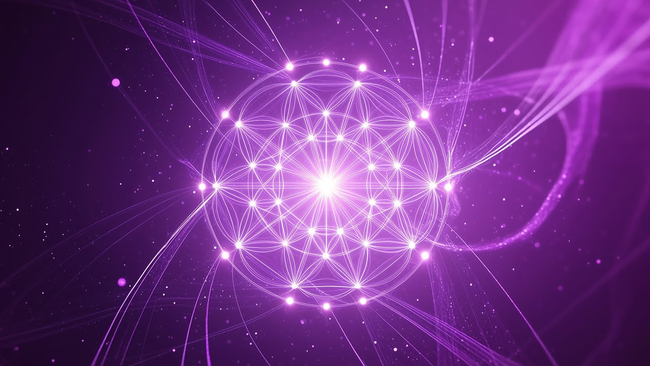 Violet Flame Light Codes (528Hz) Violet Ray Starseed Light Language