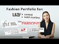 What To Include In Your Portfolio For CSM Fashion Design LCF Parsons IFM RA Antwerp