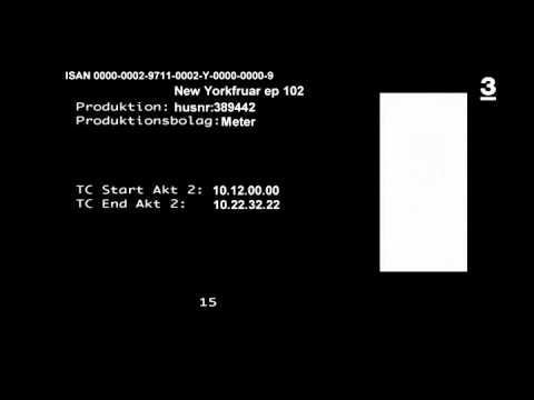 TV3 - Fel vid programstarten av Svenska New York-fruar