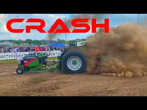 Crash beim Trecker Treck Tractor Pulling in Lalendorf 2022